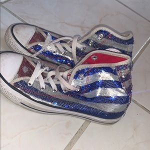 Patriotic High top converse